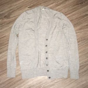 Loft Boyfriend Cardigan in Gray